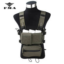 FMA TMC Tactical Vest SS Modular Chest Rig Set Lightweight Chest Hanging Matte Cordura 500D fabric Free Shipping 2024 - buy cheap