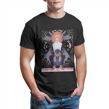 Cool Black TShirt Devilman Crybaby Akira Fudo Ryo Amon Anime Homme T-Shirt Tees Pure Cotton Oversized Short Sleeve 2024 - buy cheap