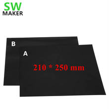 210x250mm PRUSA i3 MK3 MK2 2.5 Mk52 A+B Magnetic Print Bed Flex build Plate 3d Printer Flex Plate heated bed sticker 2024 - buy cheap