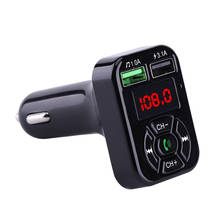 Reproductor MP3 con Bluetooth para coche, transmisor de Radio FM A9, manos libres 2024 - compra barato