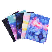 5pcs Galaxy Sky Cotton Fabric Set DIY Handmade Pure Cotton Square Fabric Set Small Wallet Doll Clothing Home Sewing Accessories 2024 - buy cheap