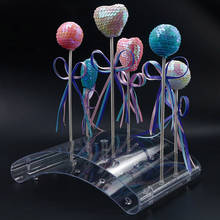 20 Hole Transparent Arc Shaped Lollipop Display Stand Candy Craft Gift DIY Chocolate Cake Tool Kitchen Acceserries 2024 - buy cheap