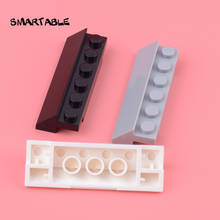 Smartable-bloques de construcción de techo para niños, piezas MOC, juguetes compatibles con todas las marcas de ciudad, 45 °, 2x6x0,6, 2x6x1, 10 unids/lote 2024 - compra barato