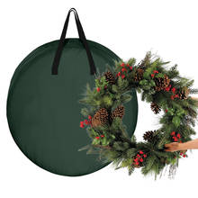 NEW Oxford Cloth Christmas Wreath Storage Bag 30inch Xmas Wreaths Large Storage Bag Storing Christmas Tree Garland Home Storage 2024 - buy cheap