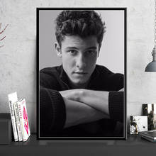 Art Painting Hot Shawn Mendes Pop Music Singer Star Fashion Icon Rock Poster And Prints Wall Pictures For Living Room Home Decor 2024 - buy cheap