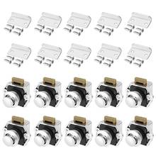 10 Pcs Push Button Keyless Lock Latch Cupboard Caravan Lock for RV Drawer Cabinet Doors Thickness 15-27mm 2024 - buy cheap