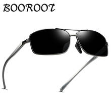 Aluminum Sunglasses Men Polarized Sunglasses Classic Retro Mens  Rectangle Sun Glasses Anti-UV400 2024 - buy cheap