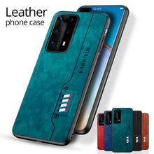Ultra-thin Cassette Leather Phone Case For Huawei P40 P30 P20 Pro Lite Plus e P Smart z 2019 Silicone Protection Cover Coque 2024 - buy cheap