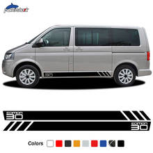 30 Edition California Car Door Side Stripe Skirt Sticker Body Vinyl Decal For VW Volkswagen Transporter T4 T5 T6 Accessories 2024 - buy cheap