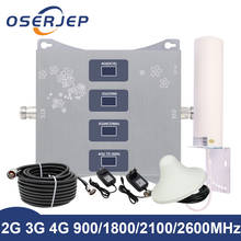 Band8/1/3/7 Amplifier 900/1800/2100/2600mhz Four Band Phone Signal Booster GSM DCS WCDMA LTE 2G 3G 4G Cellular Repeater +Antenna 2024 - buy cheap