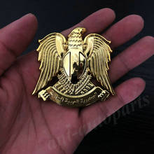 Adesivo emblema 3d golden eagle totem para-lamas traseiro do porta-malas do carro 2024 - compre barato