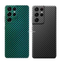 Funda de fibra de carbono auténtica para Samsung Galaxy S21 Plus, carcasa protectora de lujo para cámara, carcasa Ultral para Samsung S21 2024 - compra barato