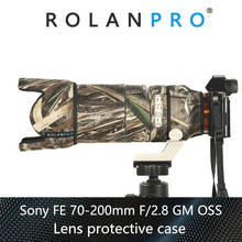 ROLANPRO-Protector de camuflaje para lente Sony FE, funda protectora para lente de cámara SLR, 70-200mm, f/2,8 GM OSS 2024 - compra barato