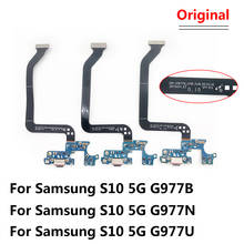 Puerto de carga USB Original, placa de conector, Cable flexible con micrófono para Samsung S10, G977B, S10, G977N, S10, G977U 2024 - compra barato