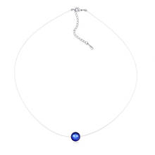 Baffin Women Invisible Line Necklace Simple Pearl Crystals From Swarovski Pendant Choker Transparent Fishing Line Collier Femme 2024 - buy cheap