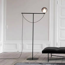 Luminária de chão italiana, mais recente e simples, criativa, para sala de estar, arte, cabeceira, quarto, designer, lâmpada de chão 2024 - compre barato