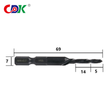 One M4 Screw Tap Drill Bits Hss Taps Metric Combination Bit High Speed Steel 1/4 IN Quick Change Head 2024 - buy cheap