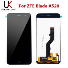 ЖК-дисплей для ZTE Blade A520, ЖК-дисплей с дигитайзером, сенсорный экран в сборе, замена экрана для ZTE Blade A520 2024 - купить недорого