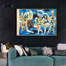 Pinturas abstratas de arte vintage, imagem retrô de parede, pôster e impressões, imagens de tela para sala de estar, decoração de casa-03 2024 - compre barato