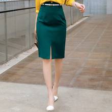 Women skirt Slim summer Solid color Thin section OL Formal skirt Women 863 2024 - buy cheap