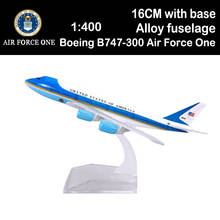 1:400 Airplane Boeing B747-300 Model Air Force One with Base Alloy Aircraft Plane Airliner Display Toy Collection Adult Kid Gift 2024 - buy cheap