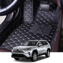 For Toyota RAV4 XA50 2019-Present 5 Seats LHD Car Floor Mats Set Leather Cover Mat Styling Foot Protector Pad Auto Accessories 2024 - buy cheap