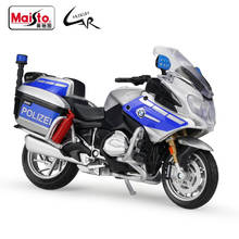 Maisto modelo de carro de polícia simulação 1:18 r1200rt, coleção de metal para motocicleta, carro de brinquedo infantil 2024 - compre barato