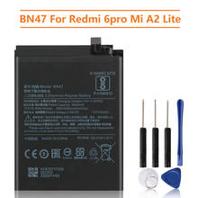 Replacement Battery BN47 For  Xiaomi Redmi 6pro Mi A2 Lite Hongmi 6 Pro Redrice 6Pro Rechargeable Battery 4000mAh 2024 - buy cheap