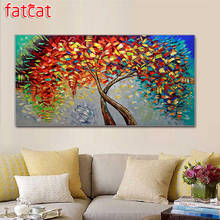 FATCAT Color couple tree Large Size Diy Diamond Painting Full square round drill 5d Diamond Embroidery Mosaic Decor Art AE2032 2024 - buy cheap
