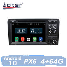 AOTSR Car Radio Auto Android 10 For Audi A3 8P S3 RS3 Sportback 2003 - 2011 Multimedia Player GPS Navigation IPS AutoRadio 2024 - buy cheap