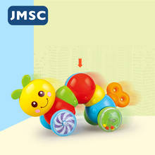 Jbl bebê colorido, aprendendo a escalar, brinquedos pequenos, fofos, balanço, som, educacional, engatinhar, recém-nascido, para crianças 2024 - compre barato