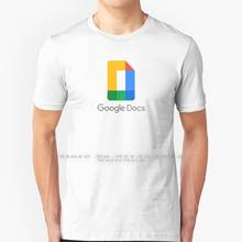 Google Docs (новый логотип 2020) Футболка 100% натуральный хлопок Google Facebook, Instagram оснастки чат значок Логотип Reddit Html дев помощник 2024 - купить недорого