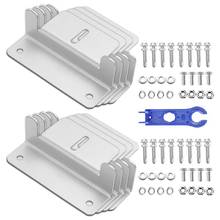 8Pcs Solar Panel Mounting Z Brackets with Nuts and Bolts for RV Camper Boat Wall and Other Off Gird Roof Installation 2024 - buy cheap