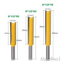 AbouTool-broca de corte de vástago de 8mm para fresadora de carburo, KIT de vástago de 8mm, 2" 2024 - compra barato