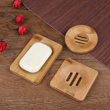 Natural Bamboo Wood Soap Holder Bathroom Shower Soap Tray Dish Storage Holder Plate Container 2024 - buy cheap