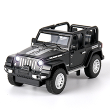 Coche en miniatura de aleación para niños, coche en miniatura de aleación, SUV, acousto óptico, regalo de cumpleaños, 1: 32 2024 - compra barato