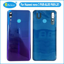 For Huawei Nova 3 PAR-AL00 PAR-LX1 Battery Back Cover Rear Door Panel Glass Housing Protective Case For Nova 3i INE-LX2 INE-AL00 2024 - buy cheap