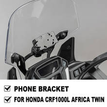 Motorcycle For HONDA CRF 1000L Africa Twin crf 1000l 2018+ Front Phone Stand Holder Smartphone Phone GPS Navigaton Plate Bracket 2024 - buy cheap