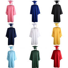 6 Colors American University Student Graduation Academic Dress Class Uniform Celebration Party Bachelor Gown Suit Gown Costume 2024 - buy cheap