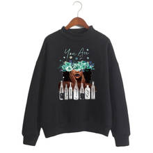 Cool sexy Melanin Poppin sweatshirts women black girl funny Make money not friends hoodie woman grunge asethetic clothes 2024 - buy cheap