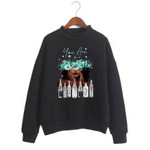 Legal sexy melanin poppin sweatshirts feminino menina negra engraçado fazer dinheiro não amigos com capuz mulher grunge asethetic roupas 2024 - compre barato