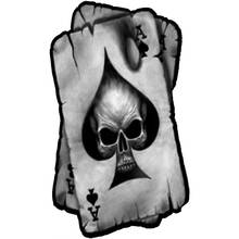 Dawasaru Spades A Skull Playing Cards Car Sticker Waterproof Decal Laptop Guitar Truck Motorcycle Auto Accessories PVC,13cm*7cm 2024 - buy cheap