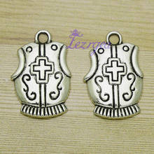 20pcs/lot--23x15mm, Antique Silver plated armor charms ,DIY supplies, Jewelry accessories 2024 - buy cheap