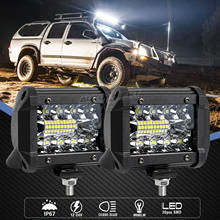 2x Car LED Bar Worklight 60W Offroad Work Light 12V Spot Lighting Lamp 4x4 LED Tractor Headlight Bulbs Spotlight Truck ATV UTV 2024 - buy cheap