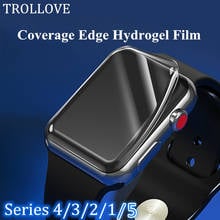Clear Full Coverage Protective Hydrogel Film for iWatch 2 3 4 5 40MM 44MM Screen Protector Cover for Apple Watch 38mm 42MM 2024 - buy cheap