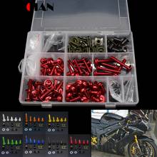 Universal Motorcycle Fairing Screws Bolts Kit For Honda CBR900RR NC700 S/X VTX1300 CBR650F CB650F CBF1000 VF750S SABRE VFR750 2024 - compre barato