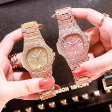 Hip Hop Iced Out-relojes de cuarzo con fecha para hombre y mujer, pulsera de cuarzo ostentosa, CZ, joyería rapero 2024 - compra barato