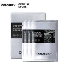 Colorkey toalhetes de remoção facial, 30 peças de carbono limpeza profunda suave de olhos lábios rosto folha de clareamento descartável 2024 - compre barato