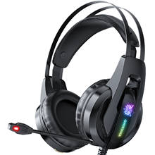 ONIKUMA-auriculares con micrófono para videojuegos, audífonos con retroiluminación LED K16, con cable, para PC, PS4, Xbox y teléfono móvil 2024 - compra barato