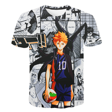 2021 New Anime Haikyuu Volleyball Junior 3D Print Fashion T-shirts Harajuku Clothes Tops Oversized Tee Shirts Tops Drop Shipping 2024 - buy cheap